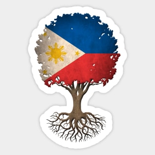 Tree of Life with Filipino Flag Sticker